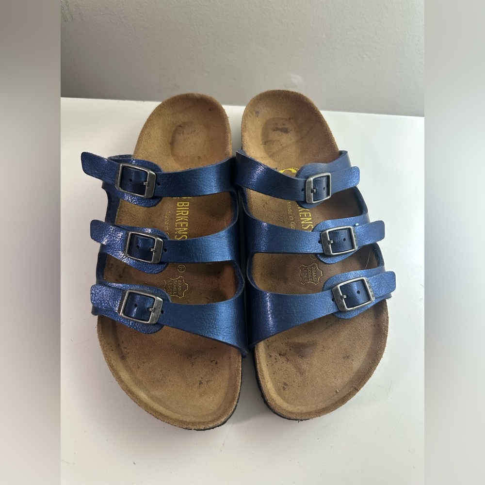 Birkenstock Florida, Women's Sandals, Navy Blue,
